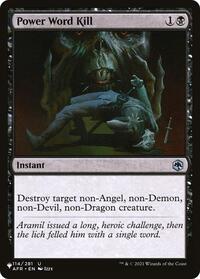 Power Word Kill (114/281) [The List Reprints]