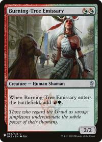 Burning-Tree Emissary (088/133) [The List Reprints]