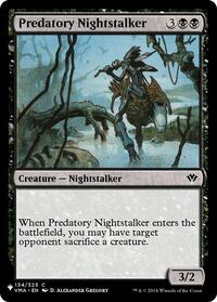 Predatory Nightstalker (134/325) [The List Reprints]