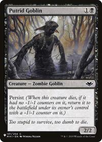 Putrid Goblin (101/254) [The List Reprints]