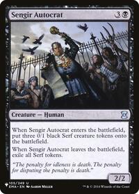 Sengir Autocrat (105/249) [The List Reprints]