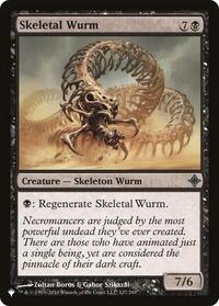 Skeletal Wurm (127/248) [The List Reprints]