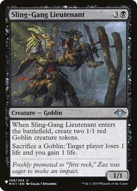 Sling-Gang Lieutenant (108/254) [The List Reprints]