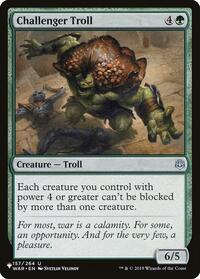 Challenger Troll (157/264) [The List Reprints]