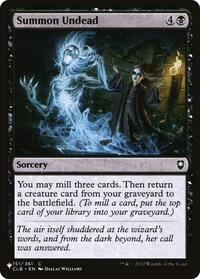 Summon Undead (151/361) [The List Reprints]
