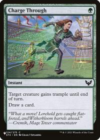 Charge Through (124/275) [The List Reprints]