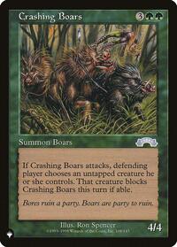 Crashing Boars (108/143) [The List Reprints]