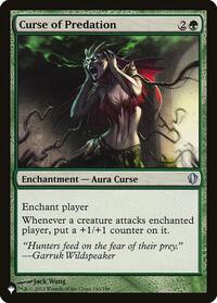 Curse of Predation (140/356) [The List Reprints]