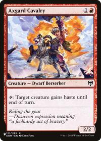 Axgard Cavalry (121/285) [The List Reprints]
