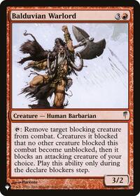 Balduvian Warlord (77/155) [The List Reprints]