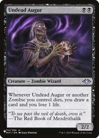 Undead Augur (112/254) [The List Reprints]