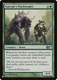 Garruk's Packleader (177/249) [The List Reprints]