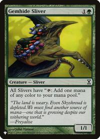 Gemhide Sliver (TSP) (196) [The List Reprints]