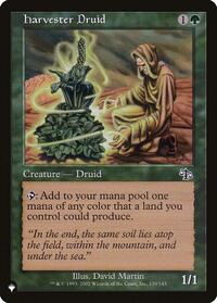 Harvester Druid (120/143) [The List Reprints]