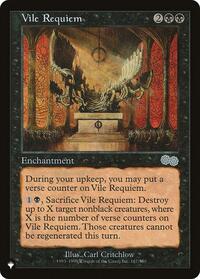 Vile Requiem (USG) (167/350) [The List Reprints]
