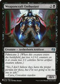 Weaponcraft Enthusiast (105/264) [The List Reprints]