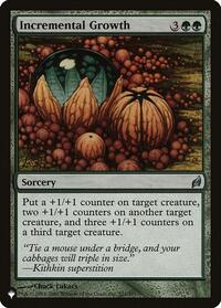 Incremental Growth (221/301) [The List Reprints]