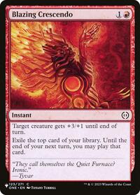 Blazing Crescendo (123/271) [The List Reprints]