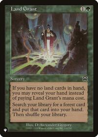 Land Grant (255/350) [The List Reprints]
