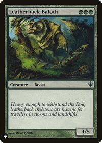 Leatherback Baloth (107/145) [The List Reprints]