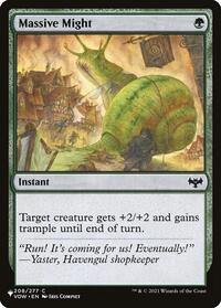 Massive Might (208/277) [The List Reprints]