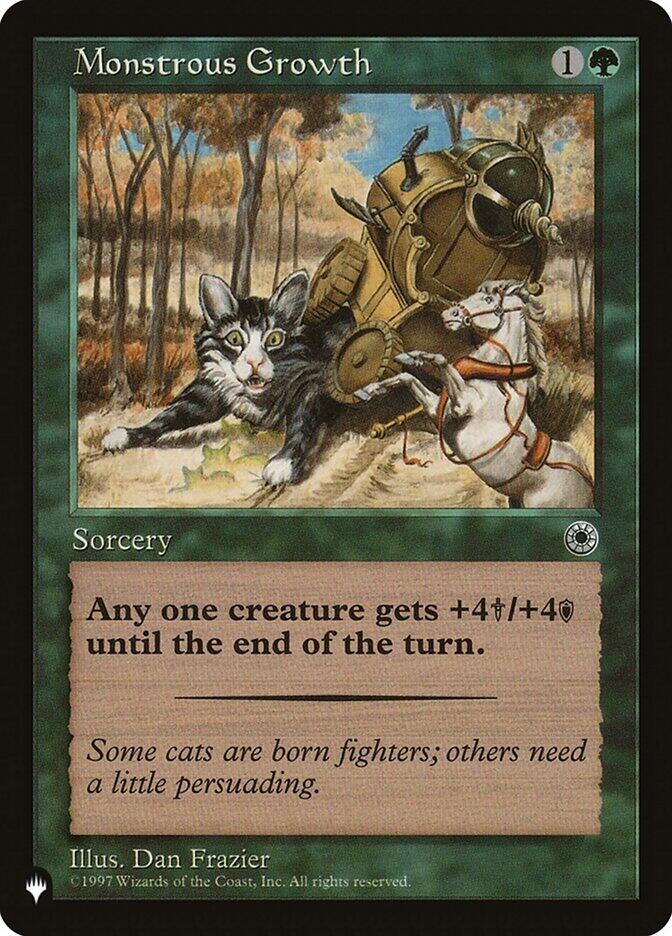 Monstrous Growth (Flavor Text) [The List Reprints]