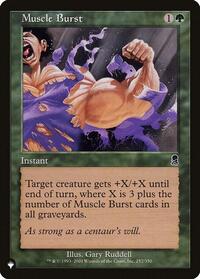Muscle Burst (252/350) [The List Reprints]