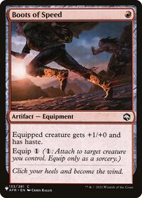 Boots of Speed (133/281) [The List Reprints]
