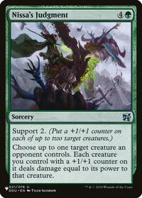 Nissa's Judgment (021/076) [The List Reprints]