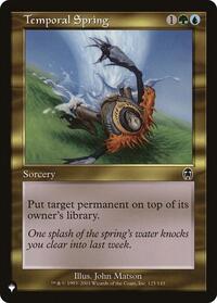 Temporal Spring (125/143) [The List Reprints]