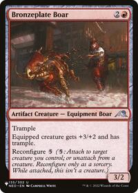 Bronzeplate Boar (135/302) [The List Reprints]