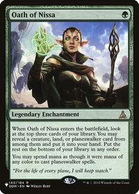 Oath of Nissa (140/184) [The List Reprints]