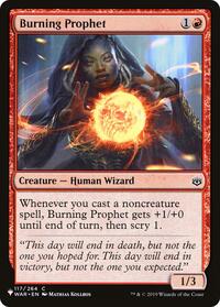 Burning Prophet (117/264) [The List Reprints]