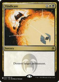 Vindicate (219/249) [The List Reprints]