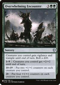 Overwhelming Encounter (245/361) [The List Reprints]