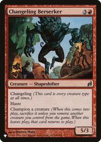 Changeling Berserker (160/301) [The List Reprints]