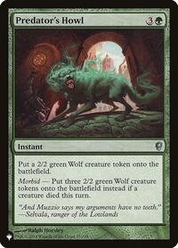 Predator's Howl (37/210) [The List Reprints]