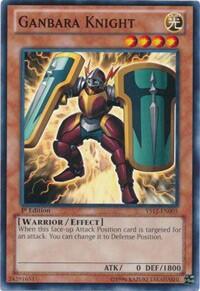Ganbara Knight (YS12-EN005) [Starter Deck: Xyz Symphony]