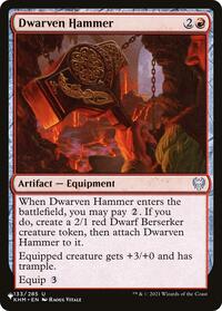 Dwarven Hammer (133/285) [The List Reprints]