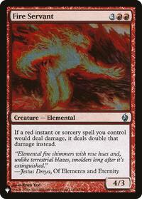 Fire Servant (15/34) [The List Reprints]