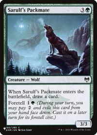 Sarulf's Packmate (192/285) [The List Reprints]