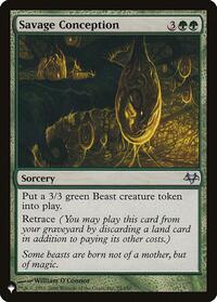 Savage Conception (75/180) [The List Reprints]