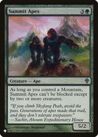 Summit Apes (114/145) [The List Reprints]