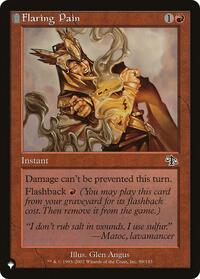 Flaring Pain (89/143) [The List Reprints]