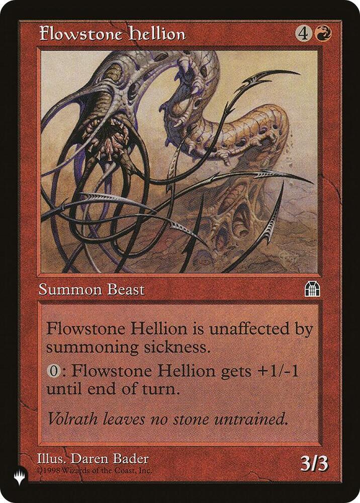 Flowstone Hellion [The List Reprints]