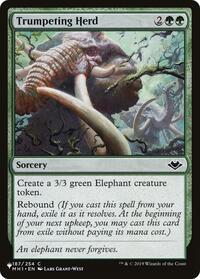 Trumpeting Herd (187/254) [The List Reprints]