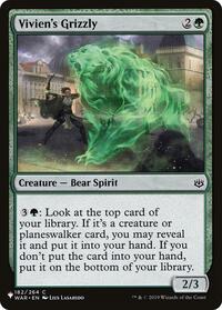 Vivien's Grizzly (182/264) [The List Reprints]