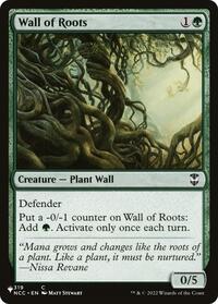 Wall of Roots (319/093) [The List Reprints]