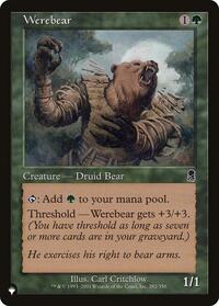 Werebear (282/350) [The List Reprints]
