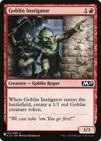 Goblin Instigator (142/280) [The List Reprints]